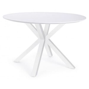 STAR fehér étkezőasztal 120cm átmérő