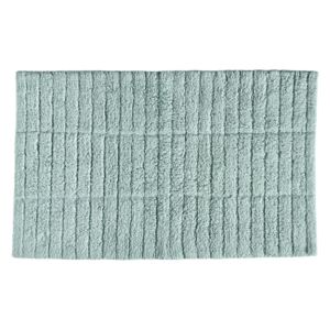 Tiles világoszöld pamut fürdőszobai kilépő, 80 x 50 cm - Zone