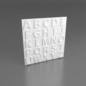 ABC alphabet polisztirol falpanel