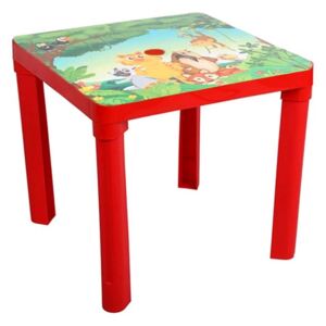 STAR PLUS | Nem besorolt | Gyerek kerti bútor- műanyag asztal safari piros | Piros |