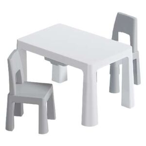 LittleONE by Pepita Dodo Asztal + 2db szék - szürke-fehér