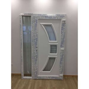 Triton műanyag Bejárati ajtó oldalvilágítóval 138x208cm - fehér