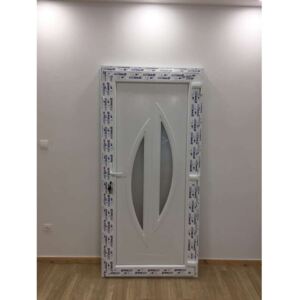 Duna műanyag Bejárati ajtó 98x208cm - fehér