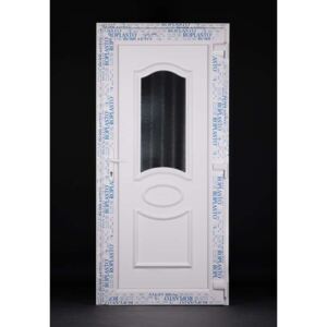 Zakynthos műanyag Bejárati ajtó 98x208cm - fehér