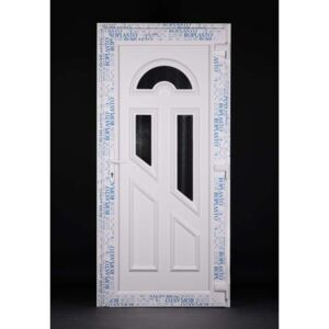 Karpatos műanyag Bejárati ajtó 98x208cm - fehér