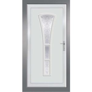 Larissa műanyag Bejárati ajtó 98x208cm - fehér