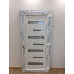 Milano műanyag Bejárati ajtó 98x208cm - fehér