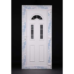 Kréta műanyag Bejárati ajtó 98x208cm - fehér