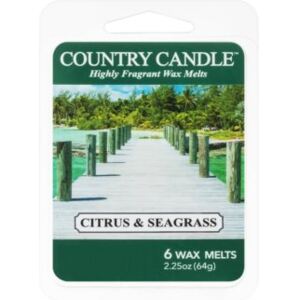 Country Candle Citrus & Seagrass illatos viasz aromalámpába 64 g