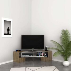 Homemania Fold fehér és dió színű TV-állvány 141,2 x 29,7 x 38,8 cm