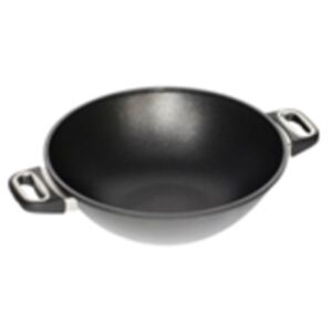 AMT Gastroguss the "World's Best Pan" wok, 32 cm, 10 cm magas, indukciós, 2 oldali fogantyúval