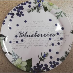Albayrak Melamin tálca kerek blueberries 33.5 cm