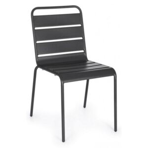 MELANY fekete acél kerti szék