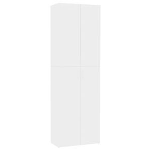 VidaXL fehér forgácslap irodai szekrény 60 x 32 x 190 cm