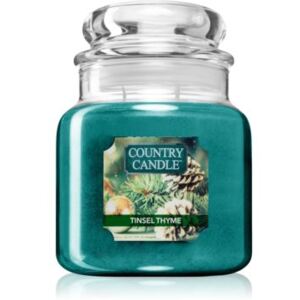 Country Candle Tinsel Thyme illatos gyertya 453 g