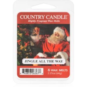 Country Candle Jingle All The Way illatos viasz aromalámpába 64 g
