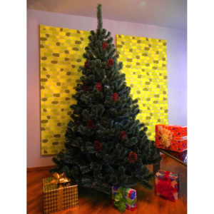 Mükarácsonyfa - Borókafenyő fehéreszöld 160 cm
