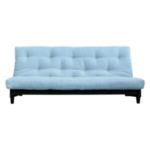 Fresh Black/Light Blue halványkék kinyitható kanapé - Karup Design