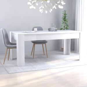Fehér forgácslap étkezőasztal 180 x 90 x 76 cm