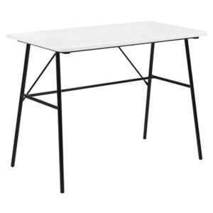 Stílusos íróasztal Nava 100 cm - fehér 2