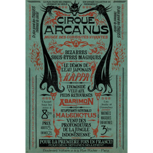 Plakát - Legendás állatok Grindelwald bűntettei (Le Cirque Arcanus)