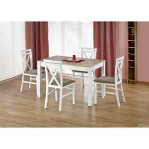 Étkezőasztal Quente (sonoma tölgy + fehér) (4-6 fő részére). 770743