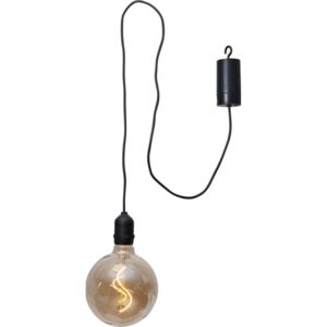 Glassball barna kültéri dekoráció LED világítással, hosszúság 1 m - Best Season