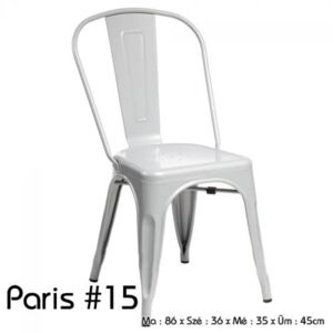 Paris 15 szék szürke