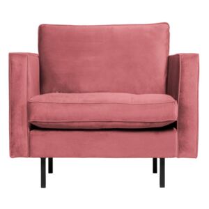 BePureHome - Rodeo klasszikus bársony fotel, Rózsaszín