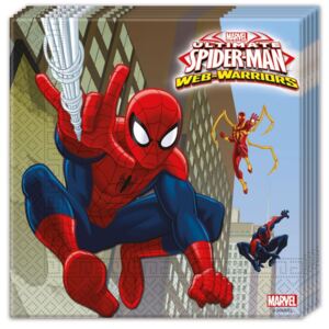 Ultimate Spiderman Web Warriors, Pókember szalvéta 20 db-os