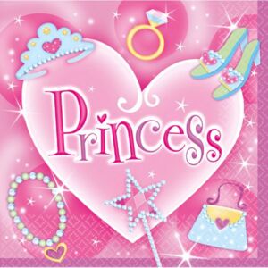 Princess, Hercegnők szalvéta 16 db-os 33*33 cm