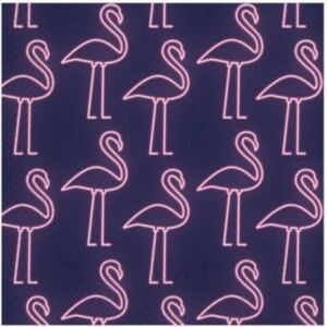 Neon Flamingo, Flamingó szalvéta 20 db-os