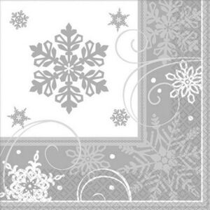 Snowflakes, Hópehely szalvéta 16 db-os 25*25 cm