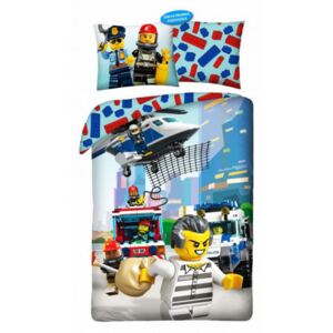 Lego City ágyneműhuzat 140×200cm, 70×90 cm