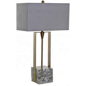 LA-169945 - Lámpa asztali márvány fém 46x26x81 szürke