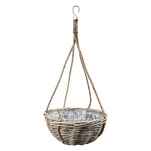 Függő rattan kosár, ø 40 cm - Ego Dekor