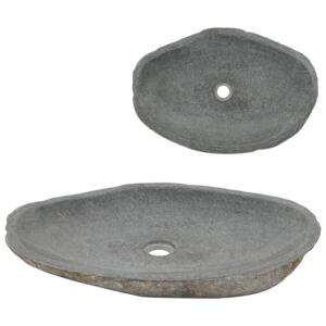 Ovális folyami kő mosdókagyló 60 - 70 cm
