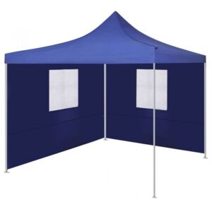 Kék színű összecsukható sátor 2 fallal 3 x 3 méter
