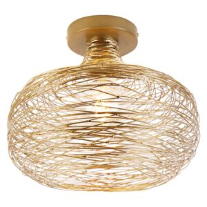 Design plafondlamp goud - Sarella