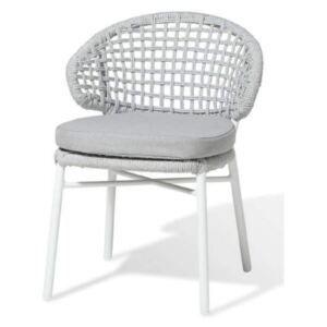 Atol kerti szék fehér/világosszürke
