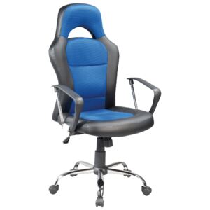 Irodai szék Q-033 fekete/kék