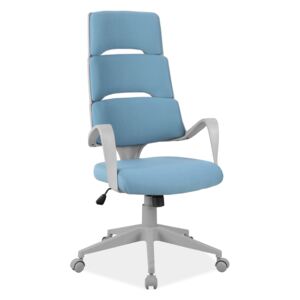 Irodai szék Q-889 kék anyag/szürke keret