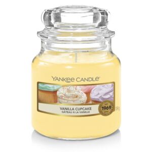 Vanilia cupcake, Yankee Candle illatgyertya, kicsi üveg (vaníliás sütemény)
