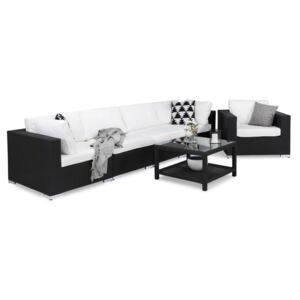 Kültéri bútor VG4175 Fekete + fehér
