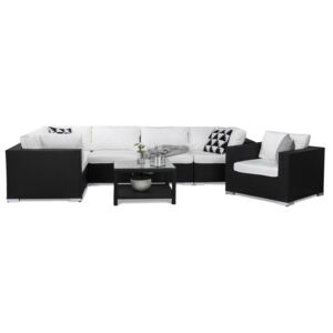 Kültéri bútor VG4760 Fehér + fekete