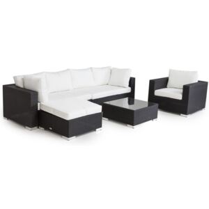 Kültéri bútor VG4953 Fehér + fekete