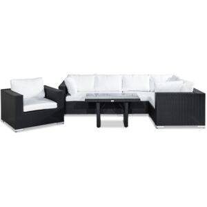 Kültéri bútor VG5400 Fehér + fekete