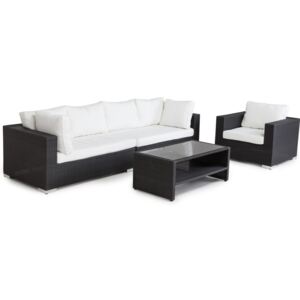 Kültéri bútor VG4955 Fehér + fekete