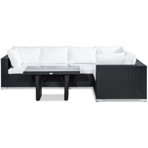 Kültéri bútor VG5399 Fehér + fekete