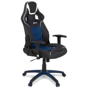 Gamer szék VG1795, Szín: Fekete + kék